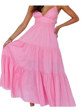 Hello Molly Midi Pink Dress